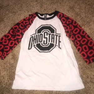 Ohio State baseball tee